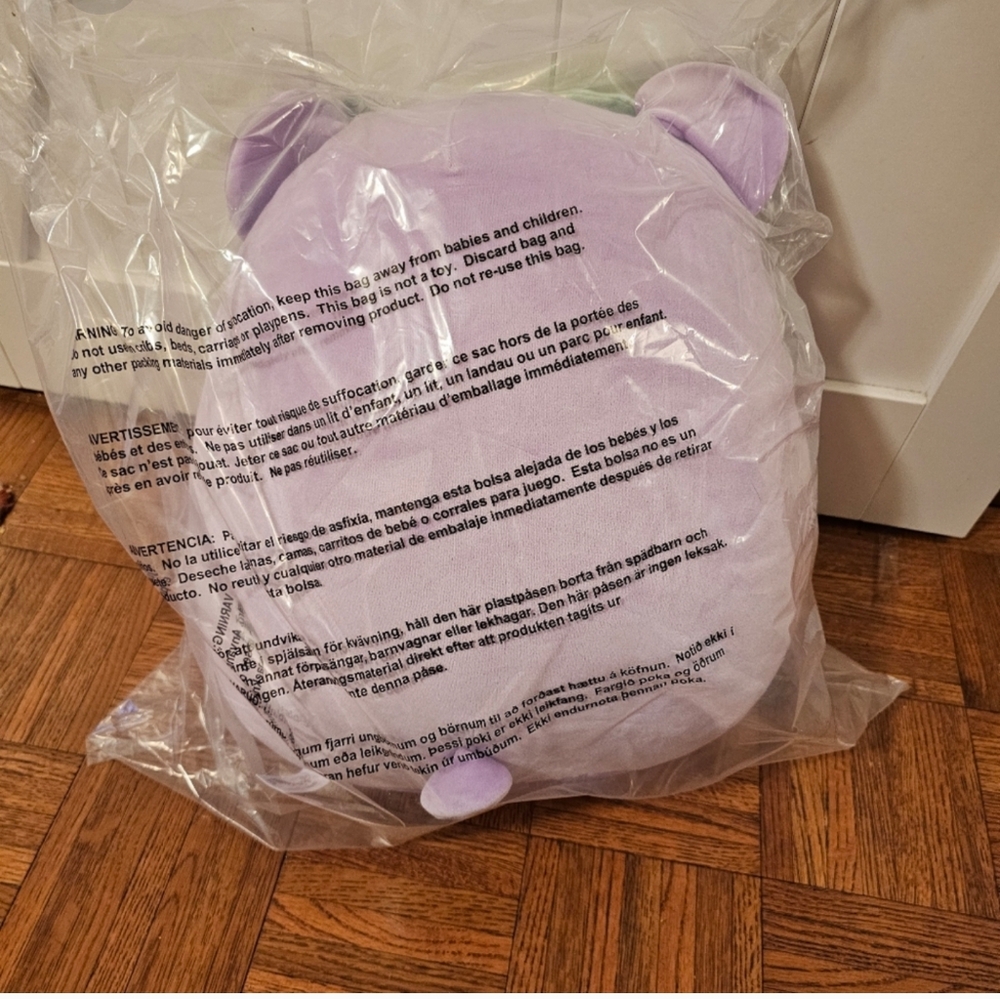 2 Squishmallows 16" Plush,  2 Nwt Silvy - Picture 4 of 12